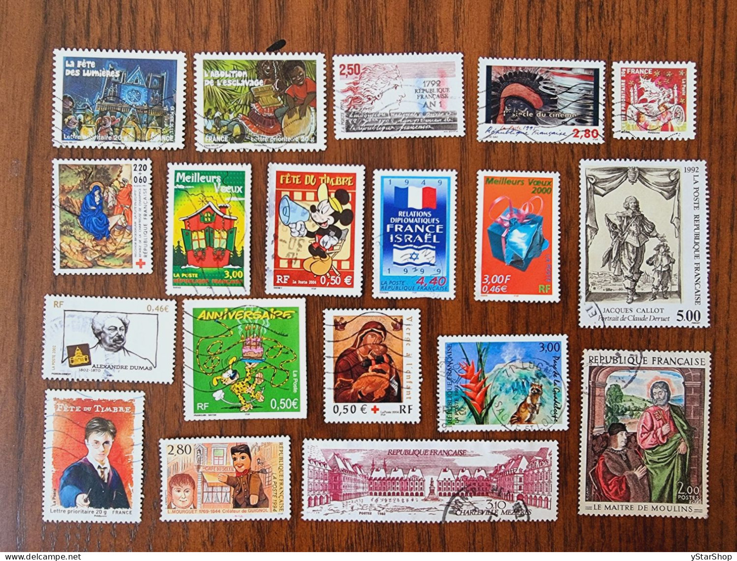 France Stamps Lot - Used - Various Themes - Collections