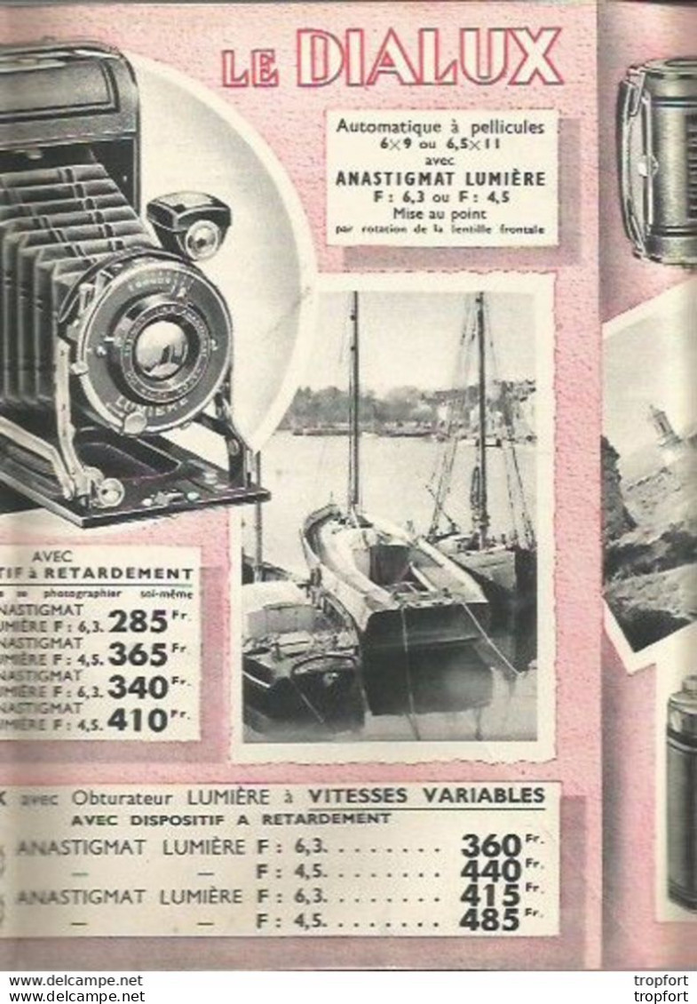 Superbe PUBLICITE ancienne LUMIERE Appareil photo Scoutbox SCOUT P. CHATELET Pellicule VITREY haute saone