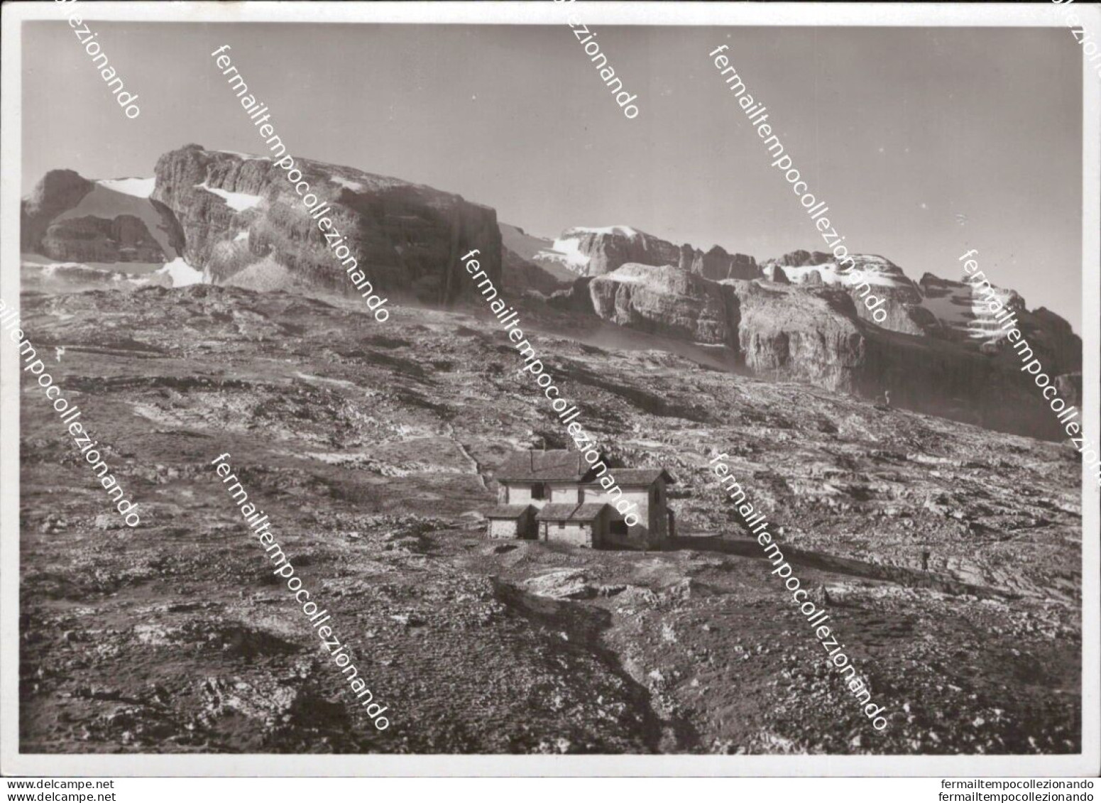 Bl706 Cartolina Rifugio Stoppani Al Passo Del Groste' Trento Trentino - Trento