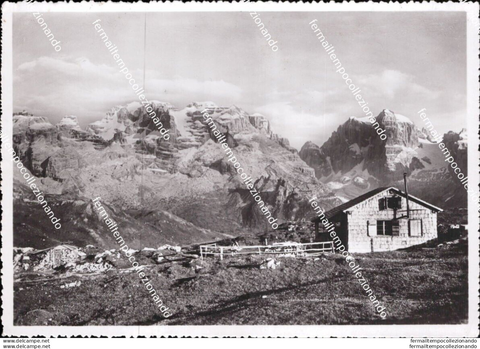 Bl707 Cartolina Gruppo Di Brenta Ristorante Spinale Madonna Di Campiglio Trento - Trento