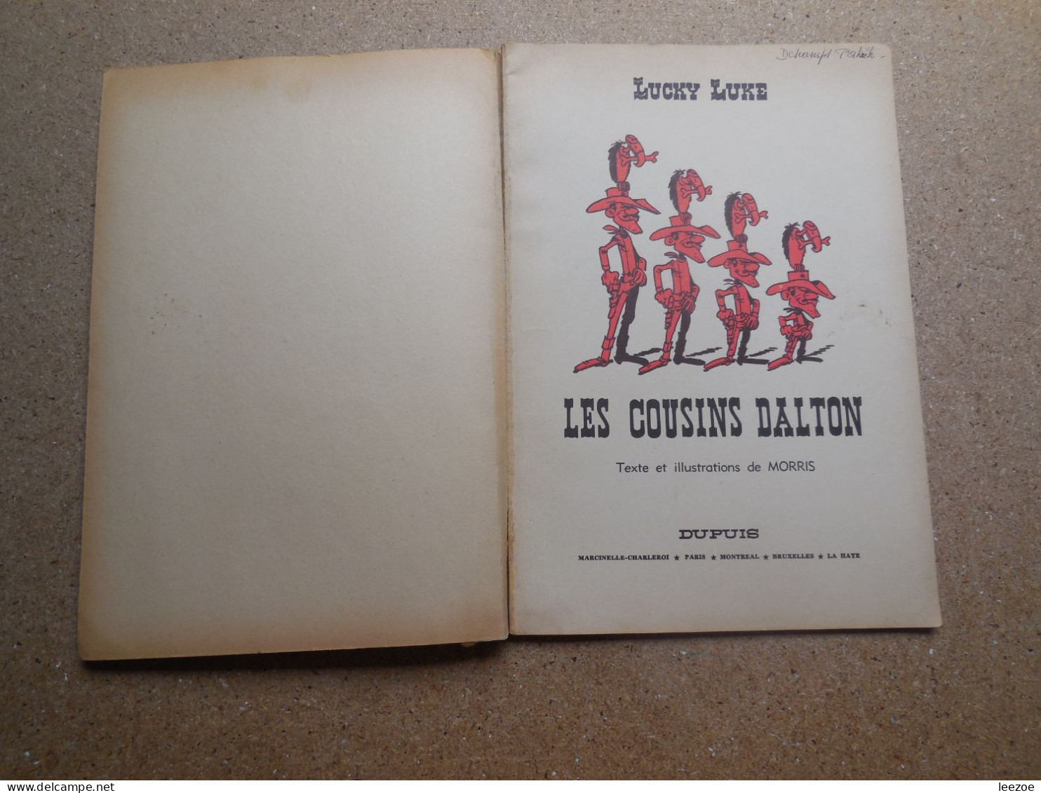 BD Lucky Luke Les Cousins Dalton 1964 De René Goscinny Et Morris  Chez Dupuis ....ref2/n5 - Lucky Luke