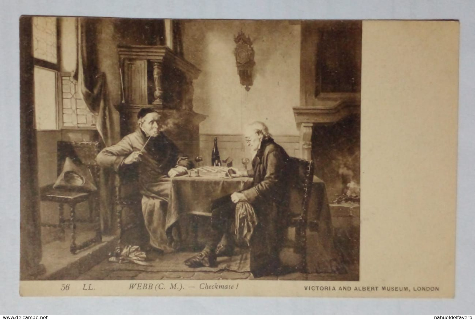 Deux Hommes Jouant Aux échecs. - Chess