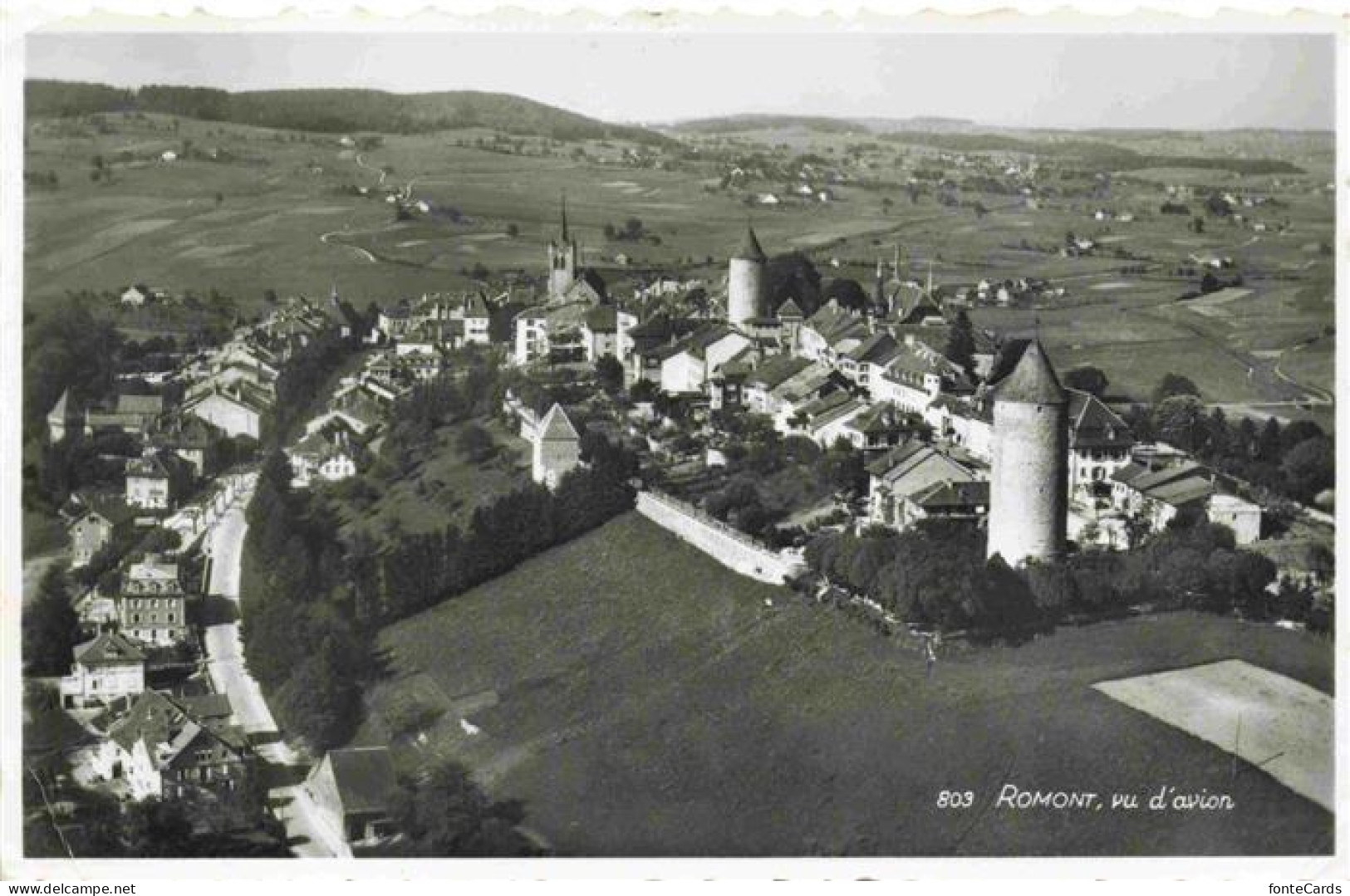 13971401 Romont__FR Fliegeraufnahme - Autres & Non Classés