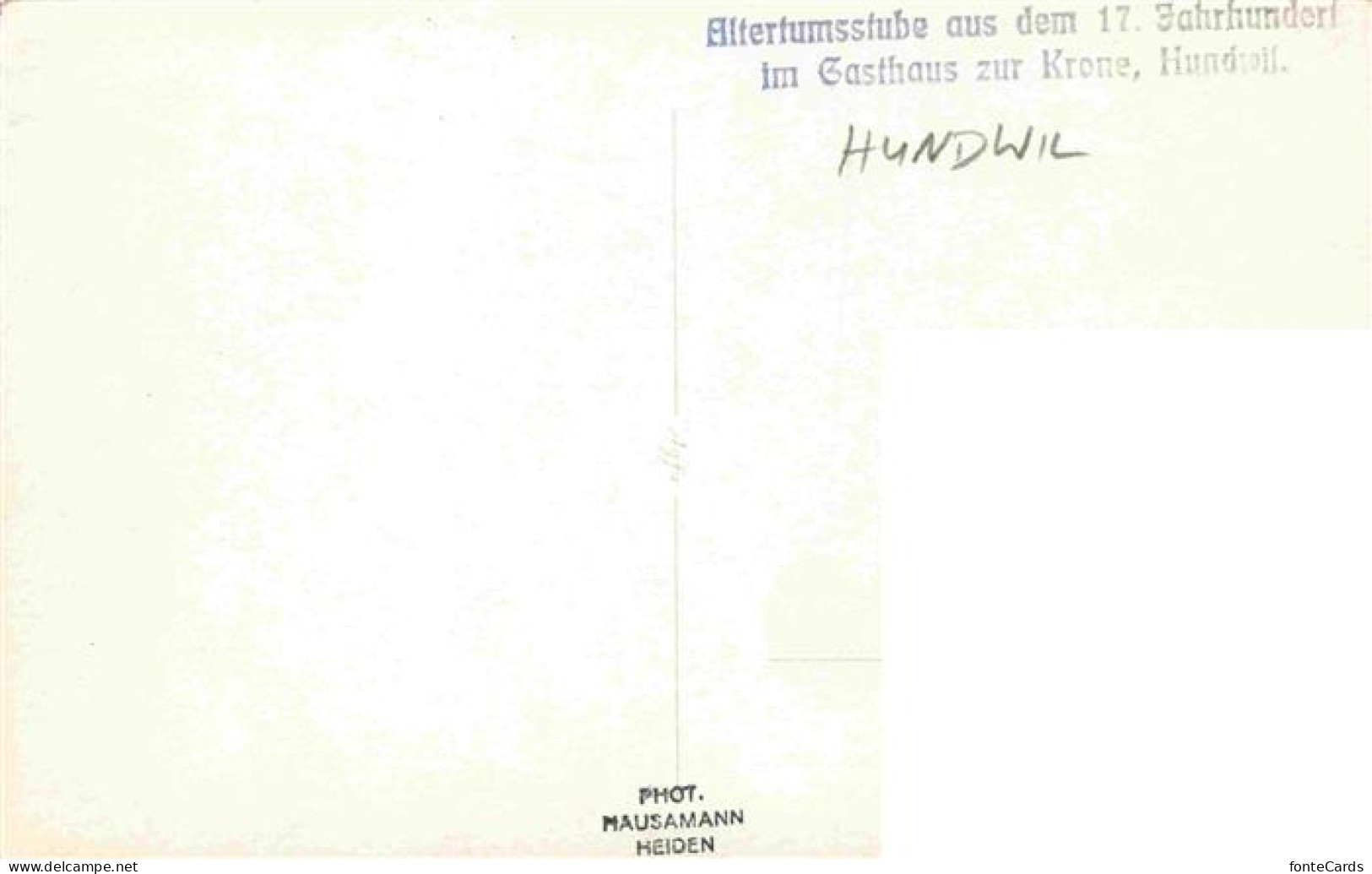 13971389 Hundwil_AR Altertumsstube 17. Jhdt. Gasthaus Zur Krone - Autres & Non Classés