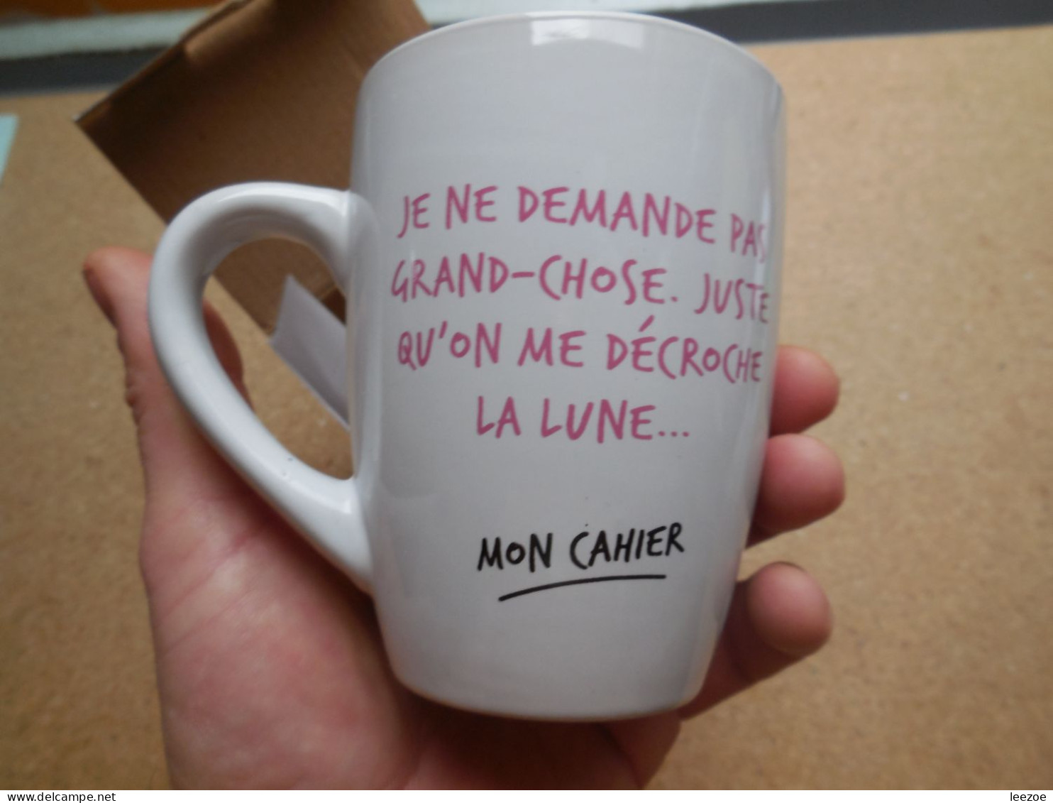 MUG ROSE Par Mon Cahier éditeur SOLAR....ref1/P.A - Andere & Zonder Classificatie