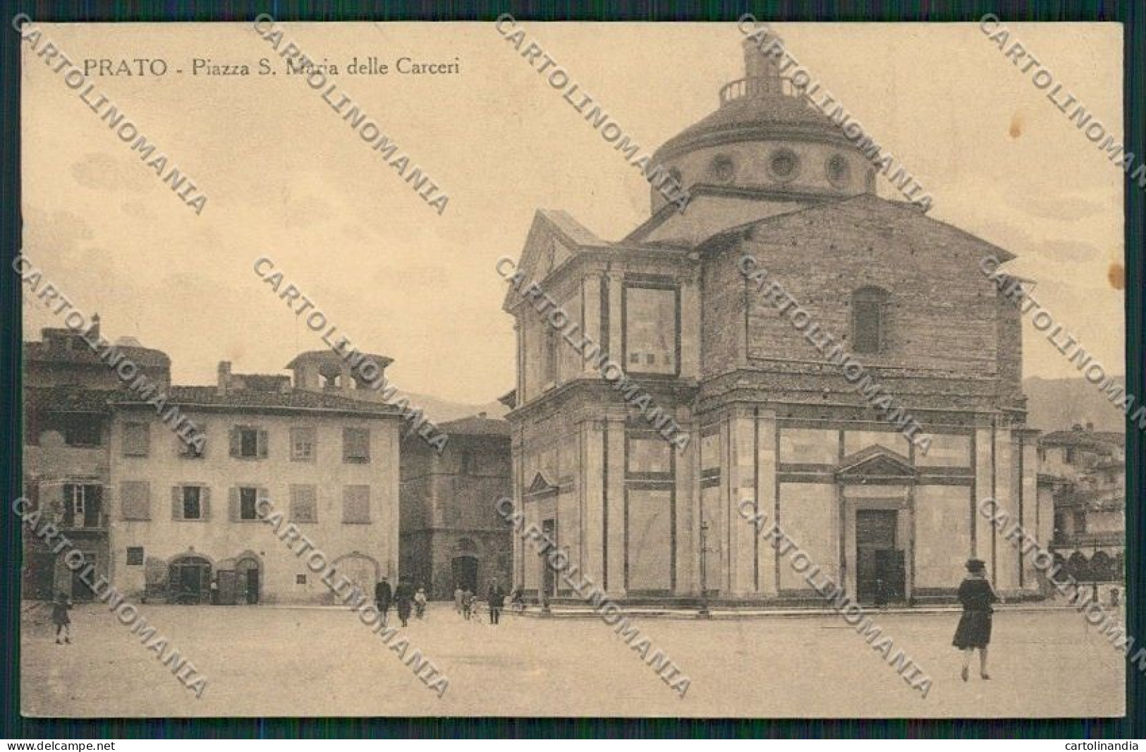 Prato Città RIFILATA Cartolina QQ1681 - Prato