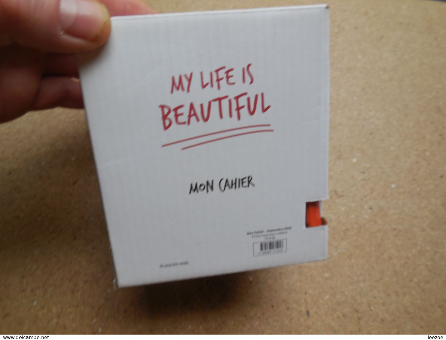 MUG MON CAHIER EDITEUR SOLAR" My Life Is Beautiful"....ref1/P.A - Otros & Sin Clasificación