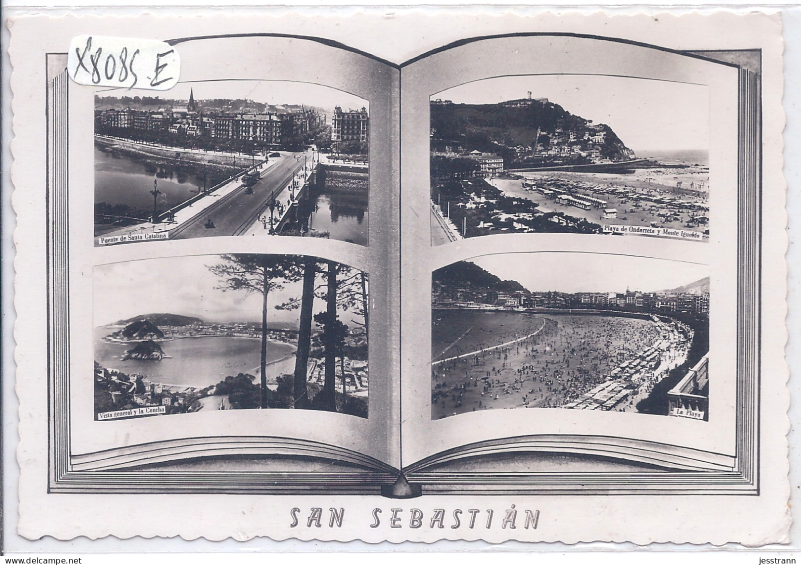 SAN SEBASTIAN- CARTE MULTI-VUES - Guipúzcoa (San Sebastián)