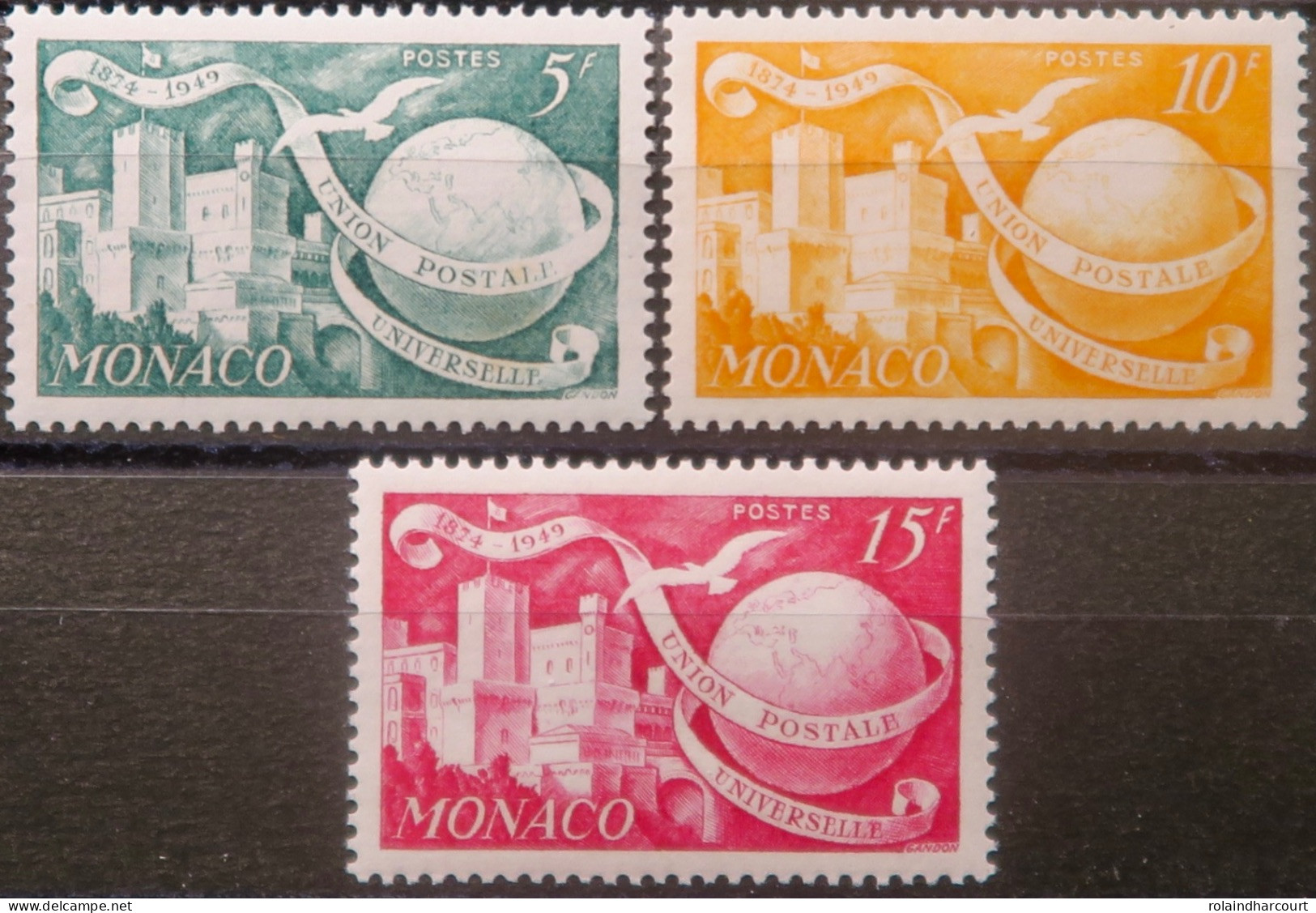 R2253/663 - MONACO - 1949/1950 - Union Postale Universelle - SERIE COMPLETE - N°332 à 333 NEUFS** - Ungebraucht