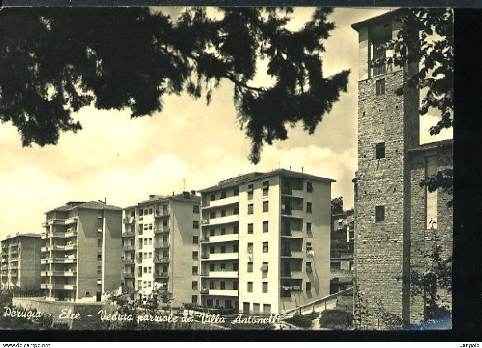 %1312 PERUGIA , ELCE - VEDUTA PARZIALE DA VILLA ANTONELLI - Perugia