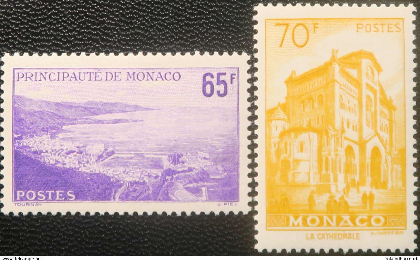 R2253/666 - MONACO - 1957 - Vues De La Principauté - N°487 à 488 NEUFS* - Cote (2024) : 16,00 € - Neufs