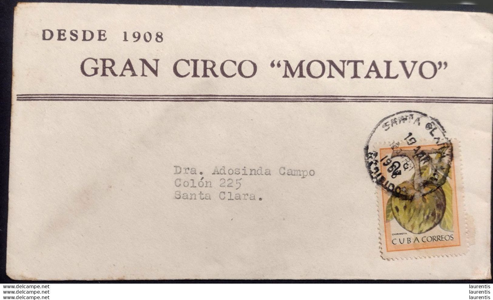 D636 - Circus - SINCE 1908 GREAT CIRCUS MONTALVO - Cb - 5,85 - Circus