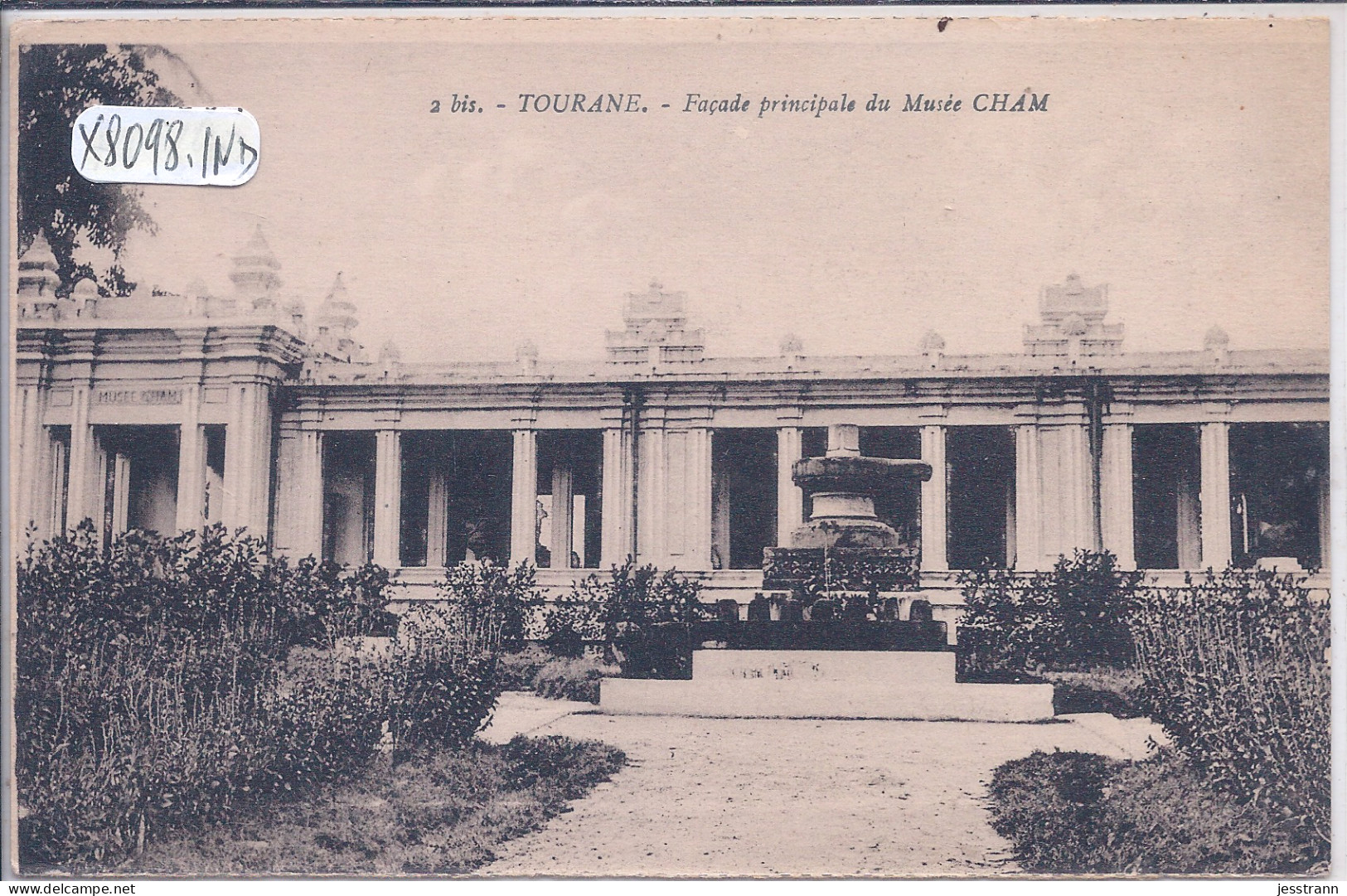 INDOCHINE- TOURANE- FACADE PRINCIPALE DU MUSEE CHAM - Other & Unclassified