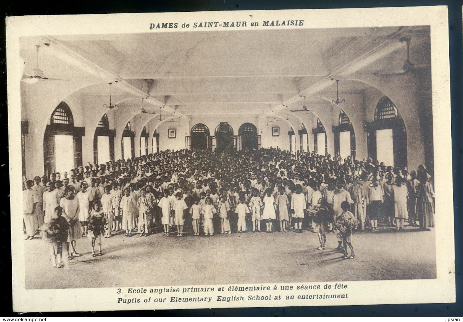 Cpa De Malaisie Malaysia -- Dames De Saint Maur -- école Anglaise Primaire élémentaire Séance De Fête     STEP103ter - Malesia