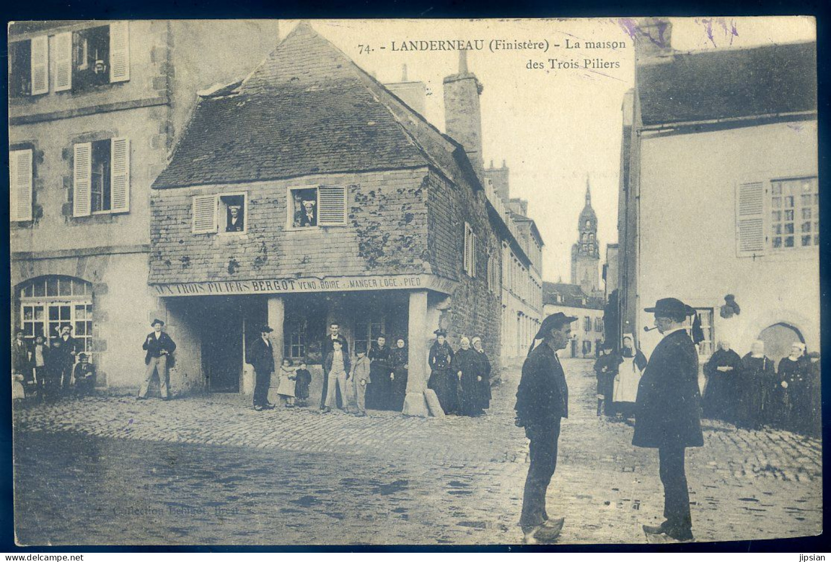 Cpa Du 29 Landerneau -- La Maison Des Trois Pilliers      STEP103ter - Landerneau