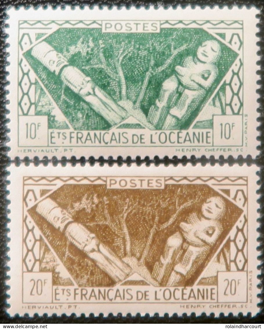 R2253/676 - COLONIES FRANÇAISES - OCEANIE - 1939/1949 - N°119 Et 120 NEUFS* - Unused Stamps