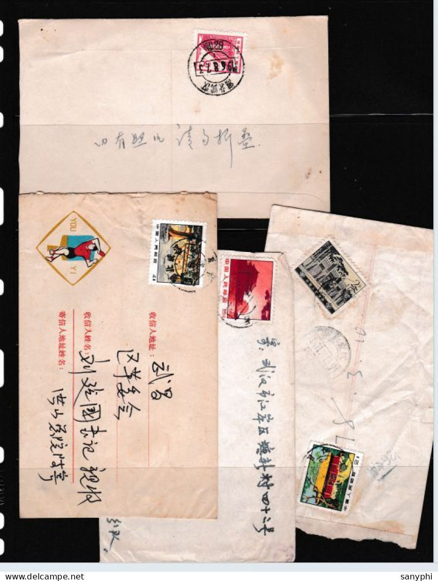 1960-70 China Regular-stamps Covers As Shown  - Collezioni & Lotti