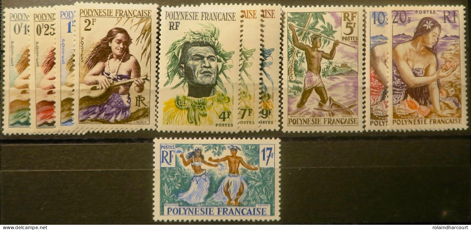 R2253/677 - POLYNESIE FRANÇAISE - 1958/1960 - N°1 Et 11 NEUFS* - Cote (2024) : 37,00 € - Nuevos