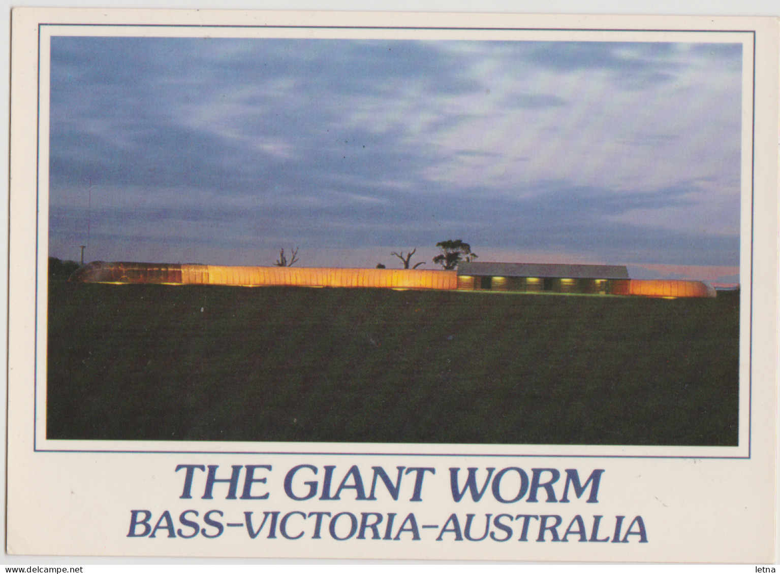 Australia VICTORIA VIC The Giant Worm BASS Nucolorvue 17GI019 Postcard C1980s - Gippsland
