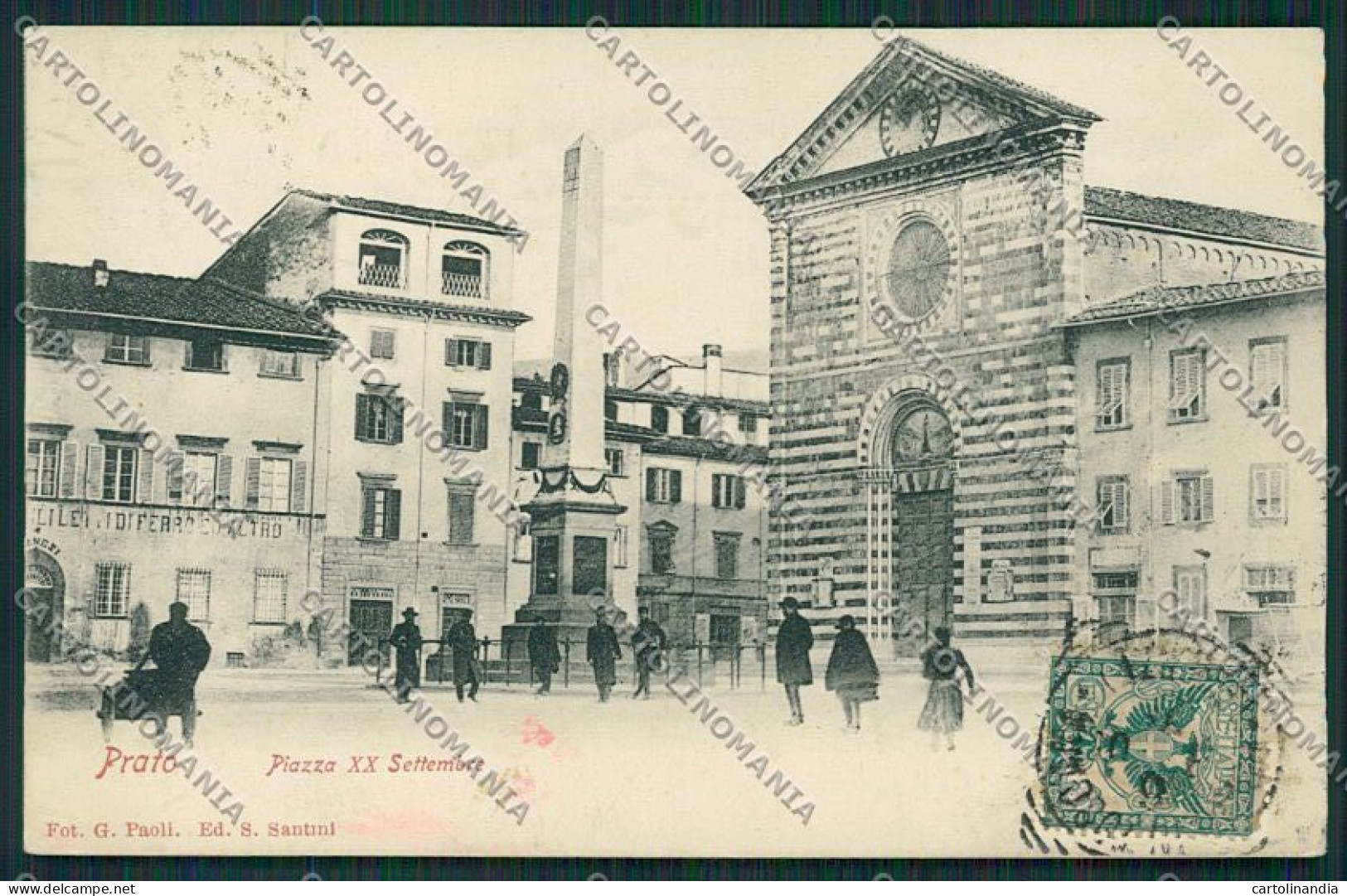 Prato Città ABRASA Cartolina QQ1678 - Prato