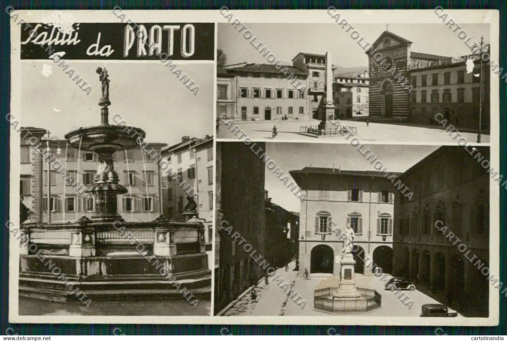 Prato Città ABRASA Foto Cartolina QQ1684 - Prato