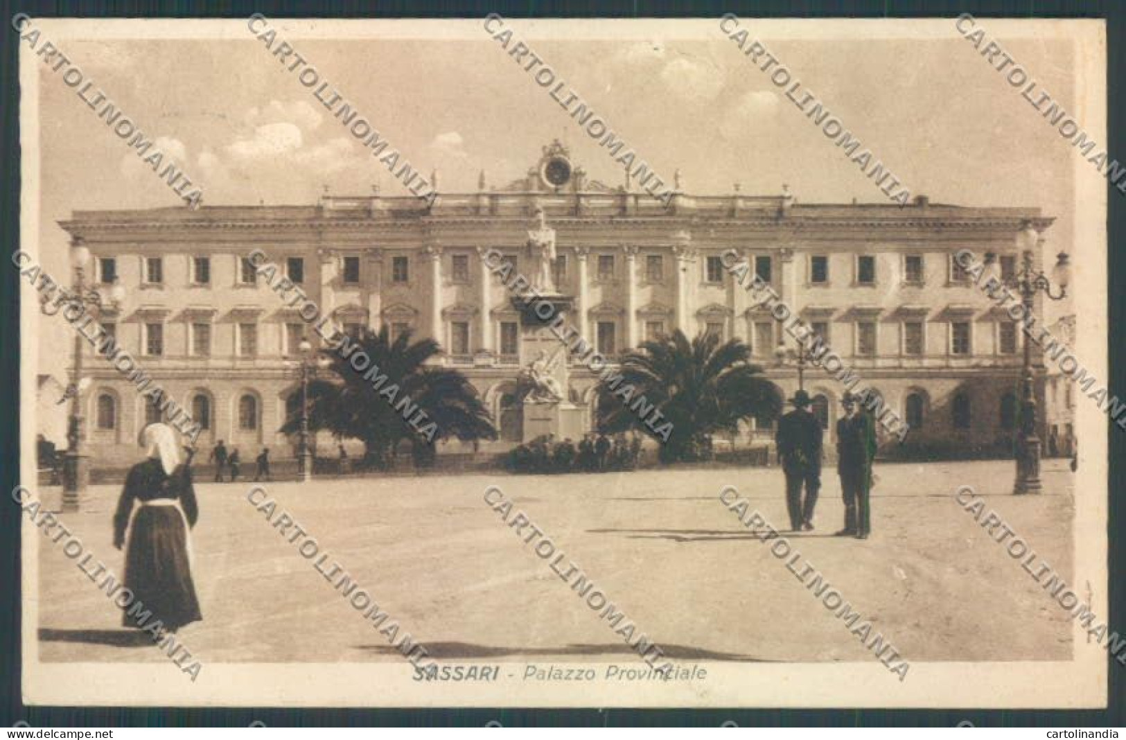 Sassari Città Palazzo Provinciale Cartolina ZG0233 - Sassari