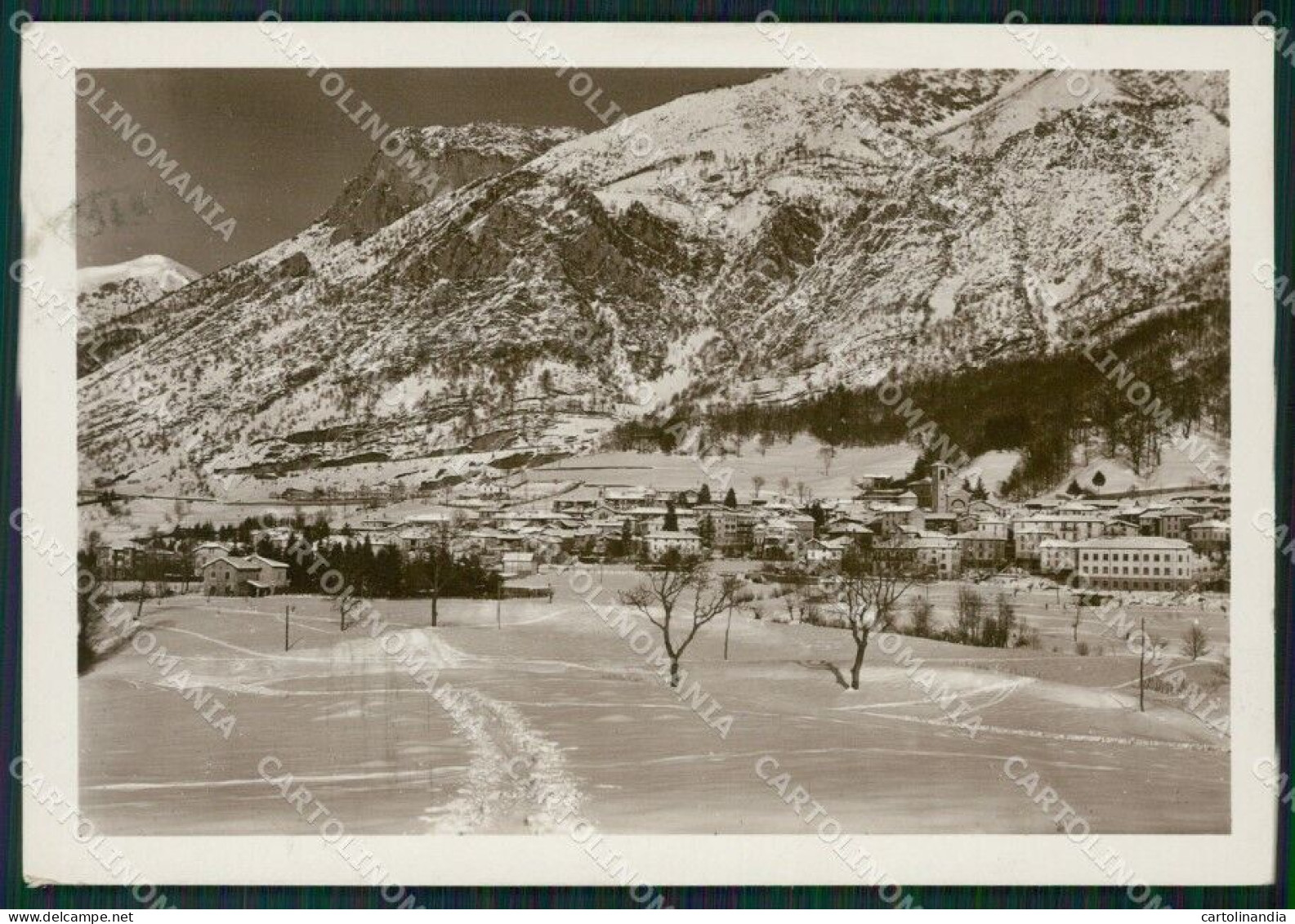 Lecco Barzio Nevicata Foto FG Cartolina ZK0421 - Lecco