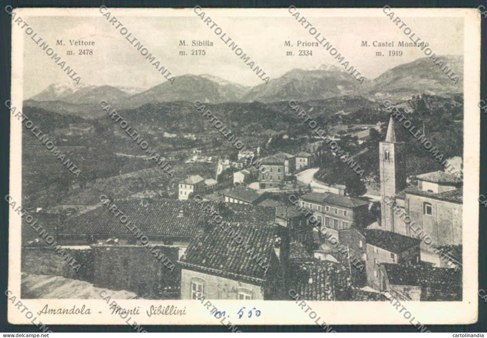 Ascoli Piceno Amandola FG Cartolina ZF6109 - Ascoli Piceno