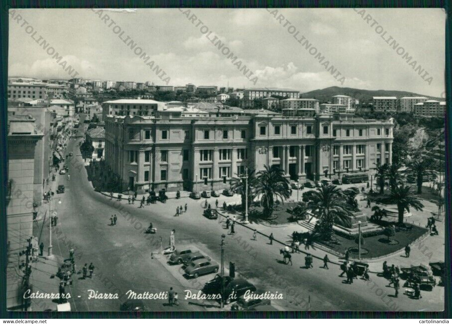 Catanzaro Città Palazzo Di Giustizia Foto FG Cartolina ZK1687 - Catanzaro