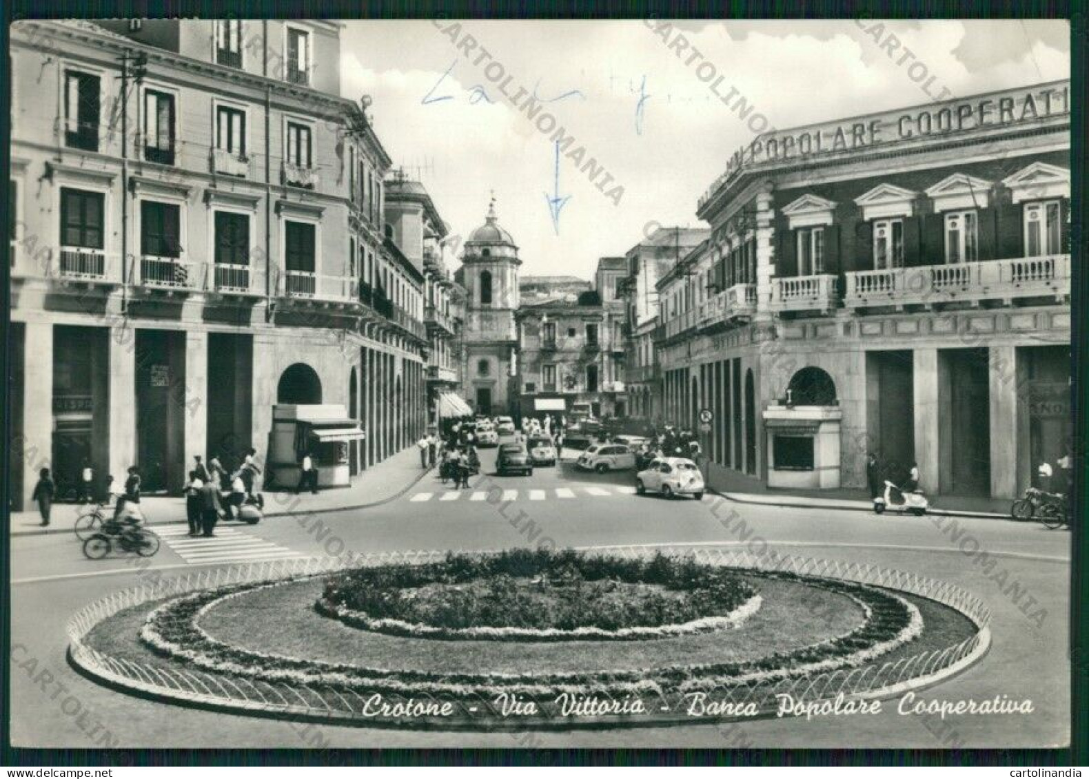 Crotone Città Banca Popolare Cooperativa Foto FG Cartolina ZK2199 - Crotone