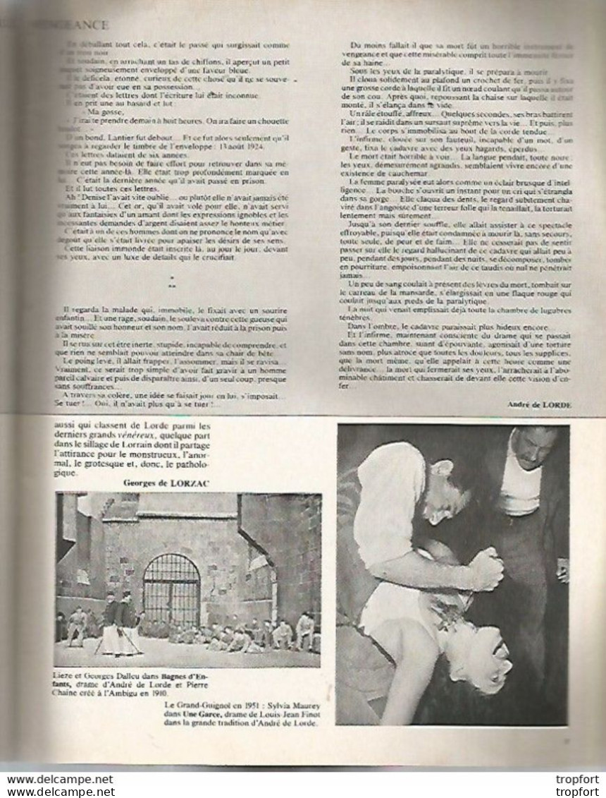 EO ÉROTISME MAGAZINE FASCINATION N° 7 ANDRÉ DE LORDE OU ÉROS AU GRAND GUIGNOL - Cinéma/Télévision