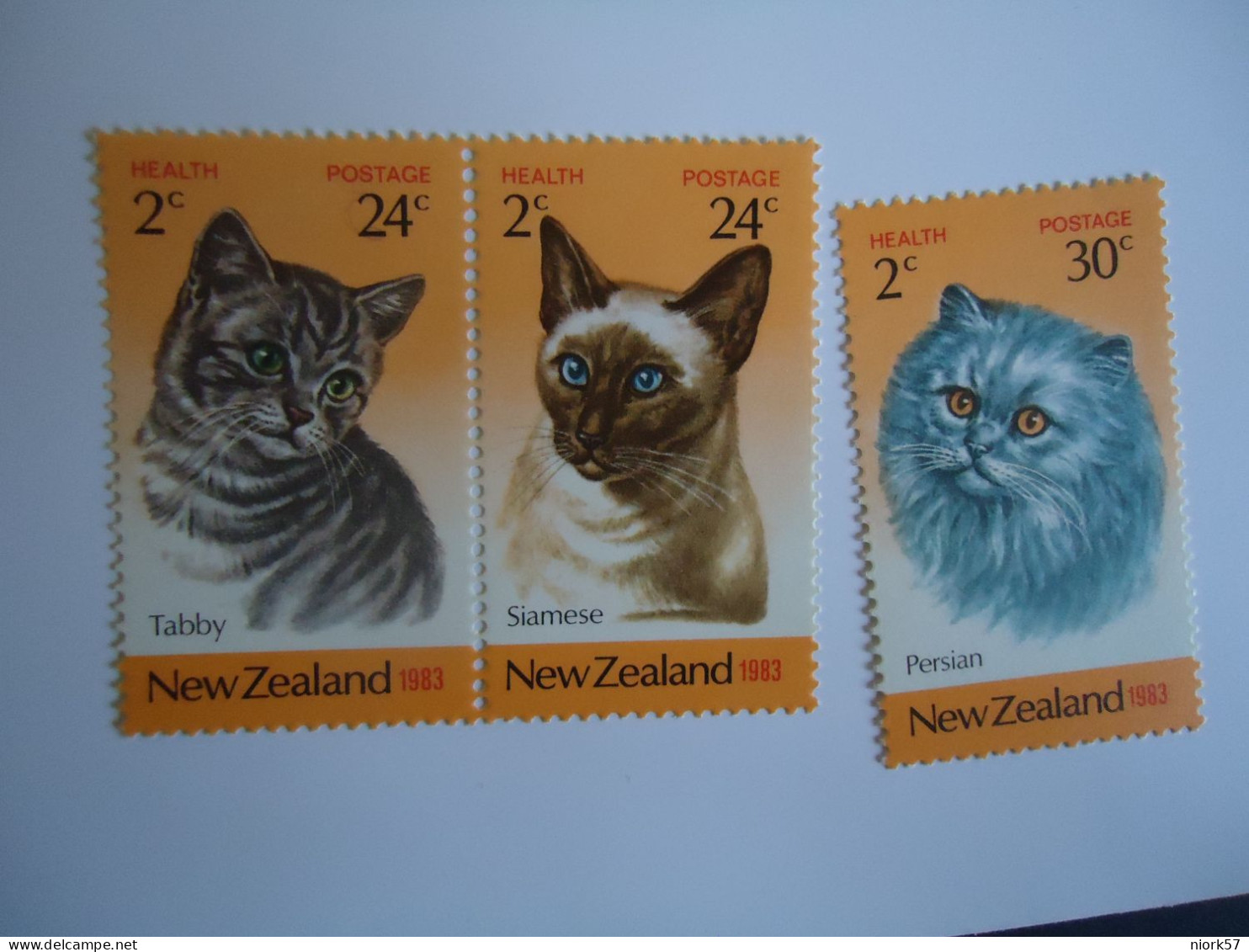 NEW ZEALAND MNH   ANILALS CATS CAT 1983 - Hauskatzen