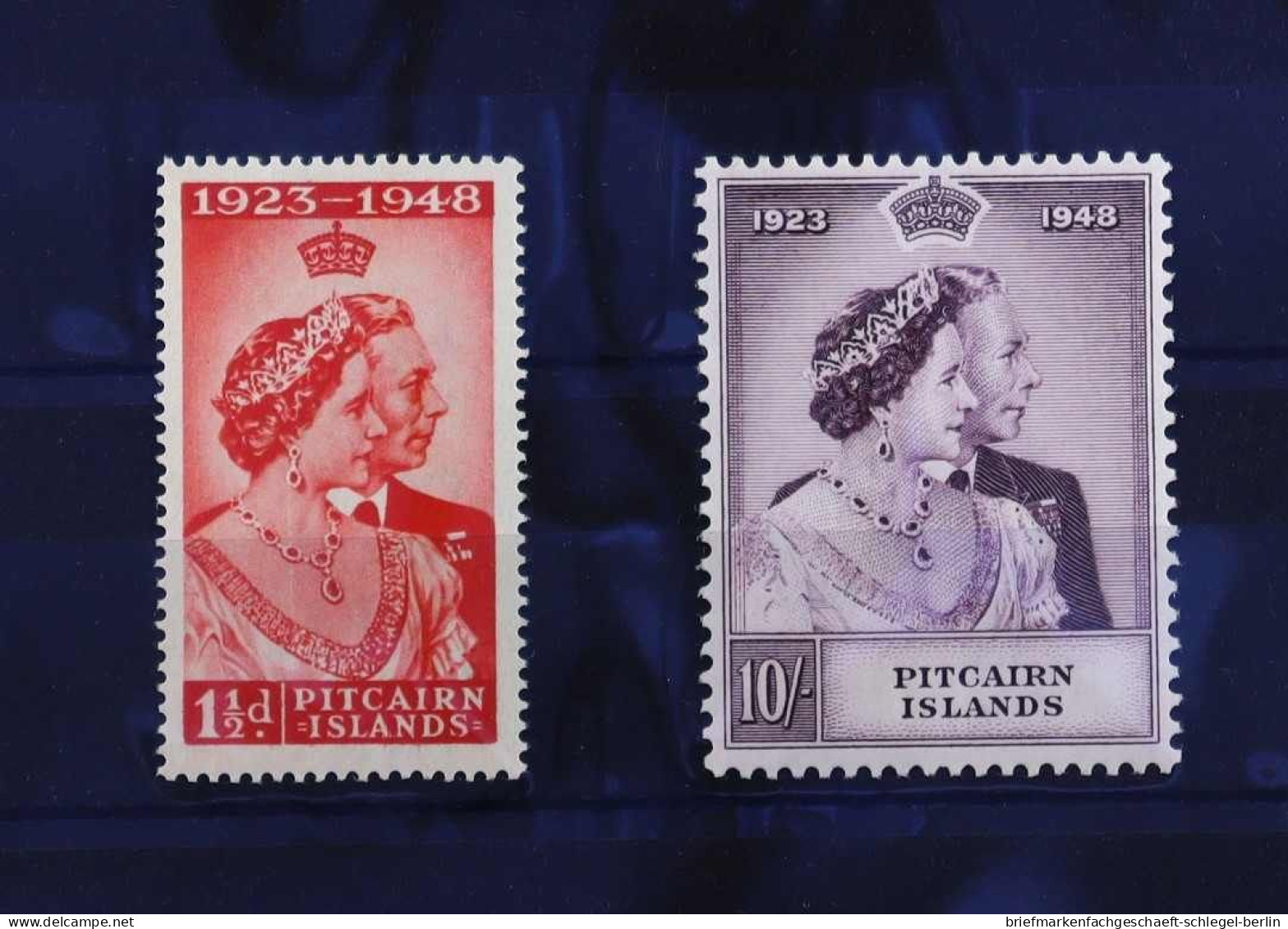 Pitcairn, 1948, 13 - 14, Postfrisch - Pitcairneilanden