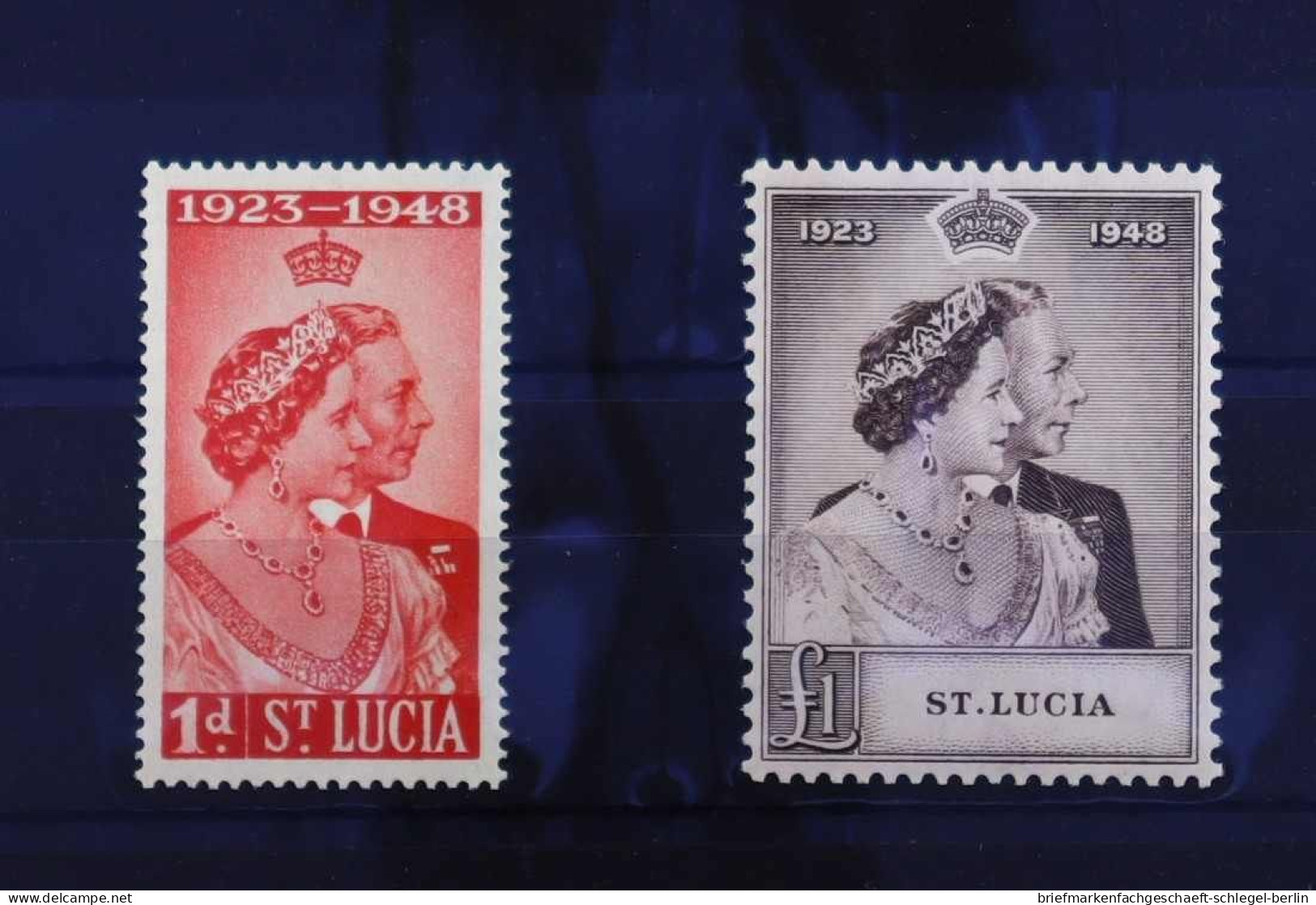 St. Lucia, 1948, 118 - 119, Postfrisch - St.Lucia (1979-...)