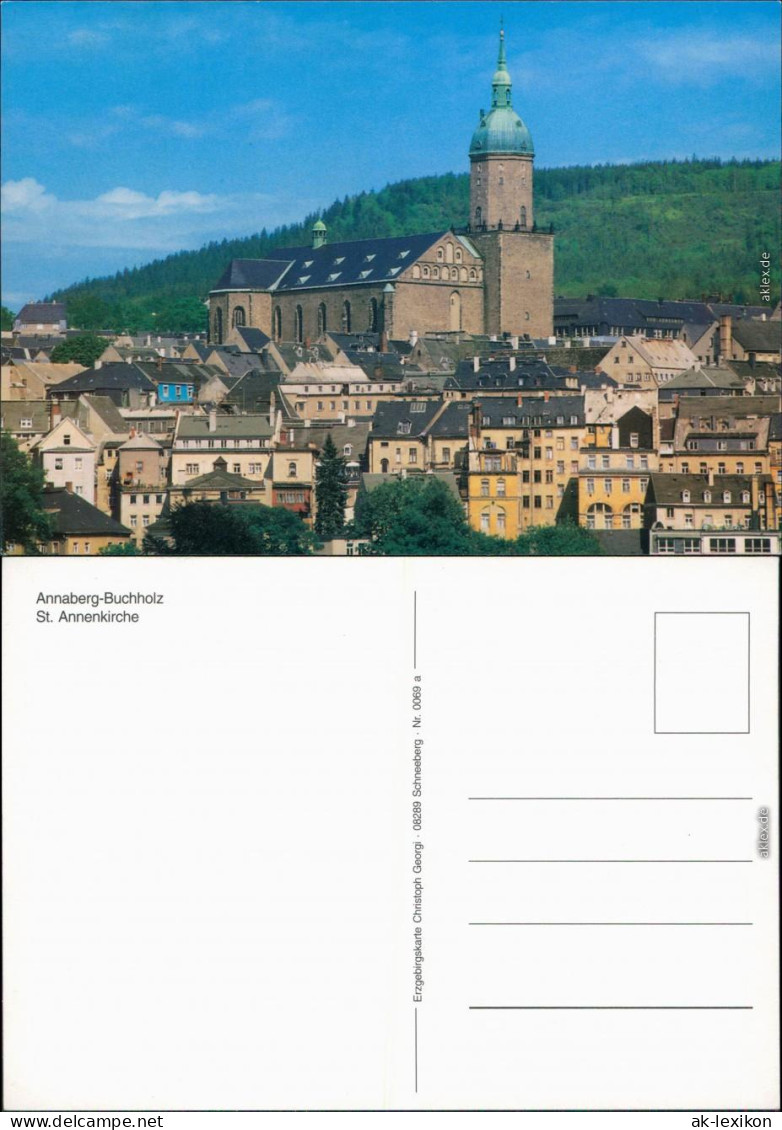Ansichtskarte Annaberg-Buchholz St. Annenkirche 1985 - Annaberg-Buchholz