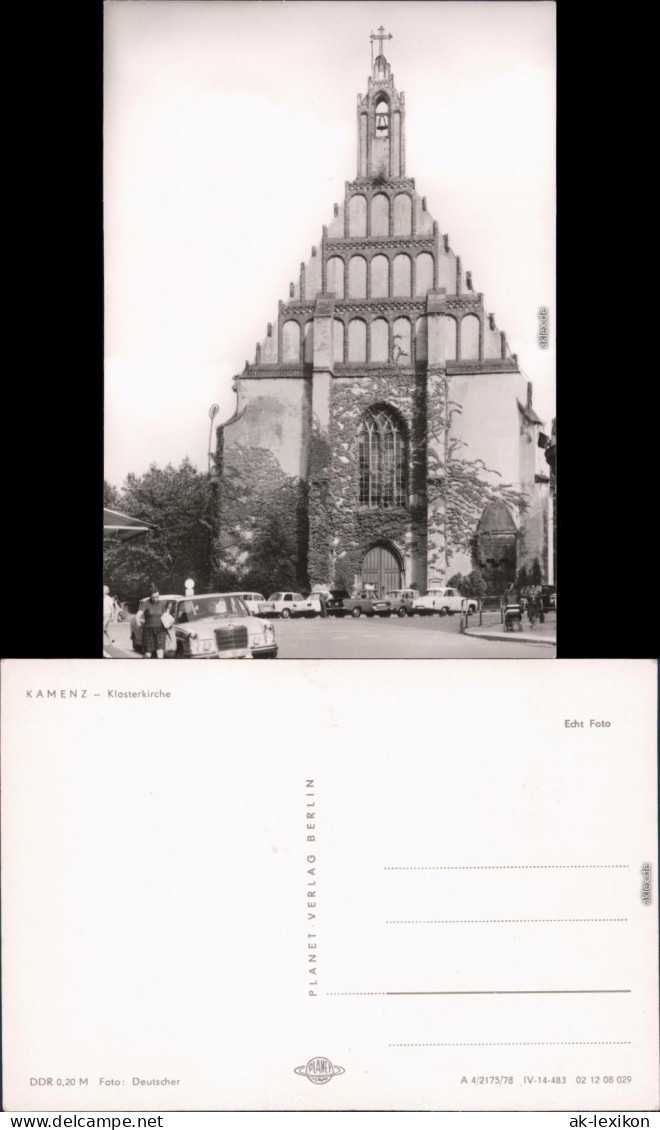 Kamenz Kamjenc Klosterkirche Kamenz Foto Ansichtskarte  1978 - Kamenz