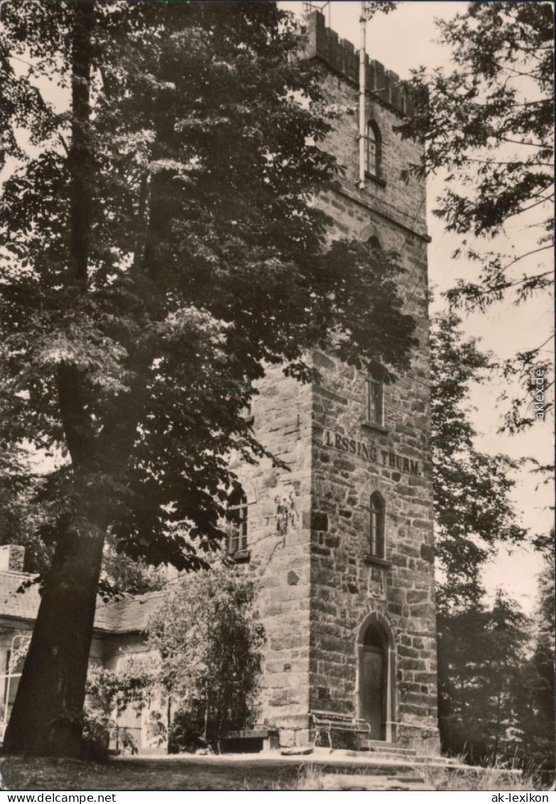 Foto Ansichtskarte  Kamenz Kamjenc Lessingturm Auf Dem Hutberg 1973 - Kamenz