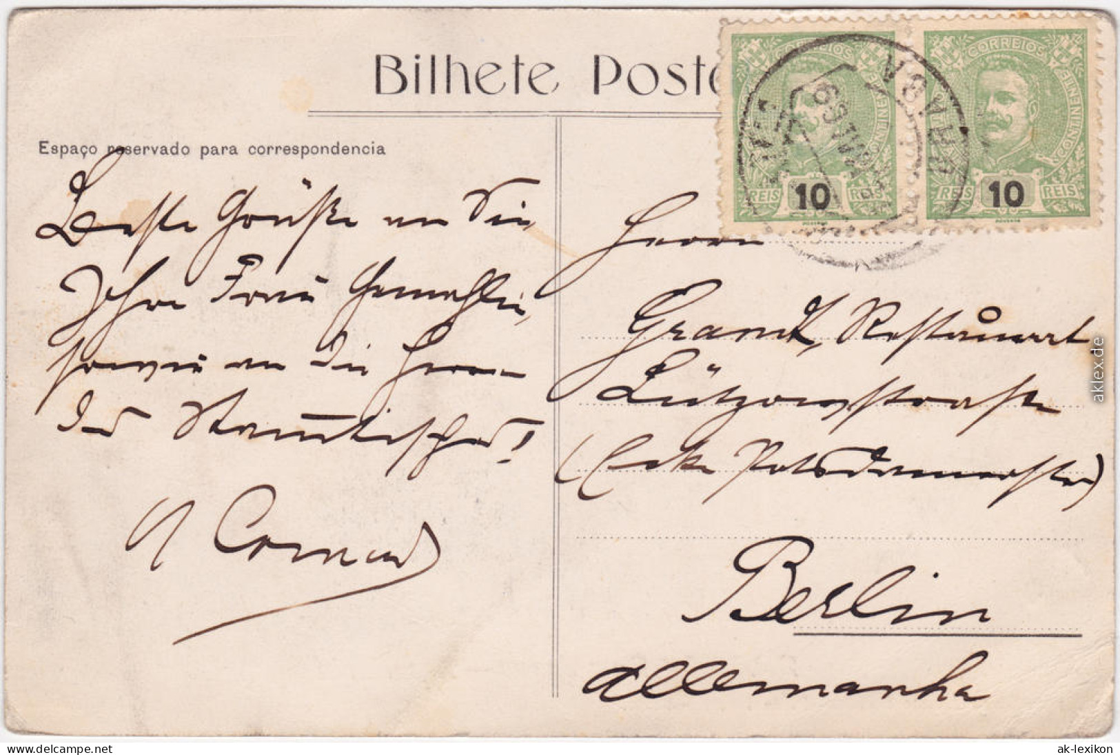 Braga Vintage Postcard Ansichtskarte Dom Jesus  - Escadaria 1914 - Zonder Classificatie