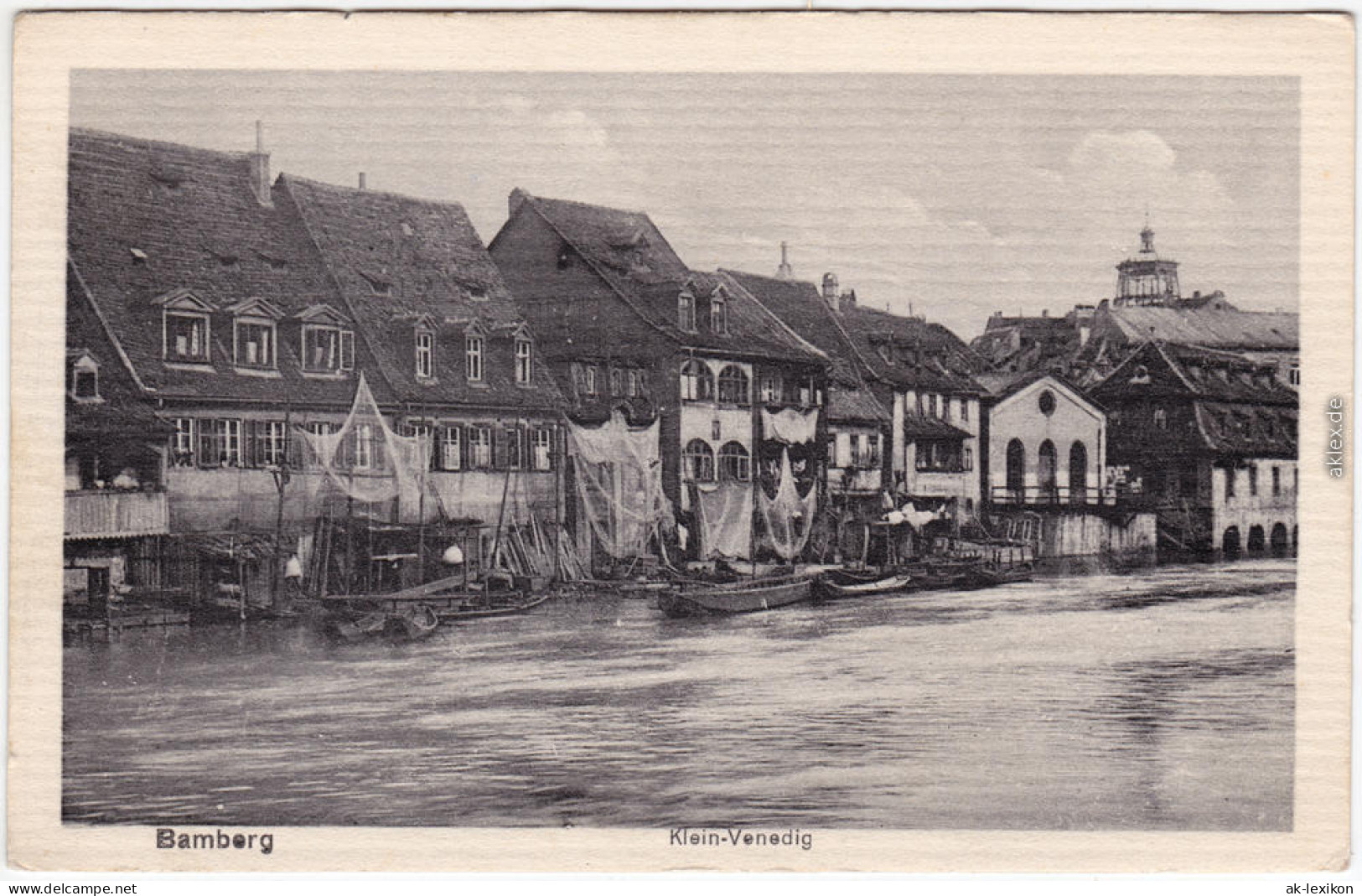 Ansichtskarte Bamberg Klein Venedig - Fischerboote 1916 - Bamberg