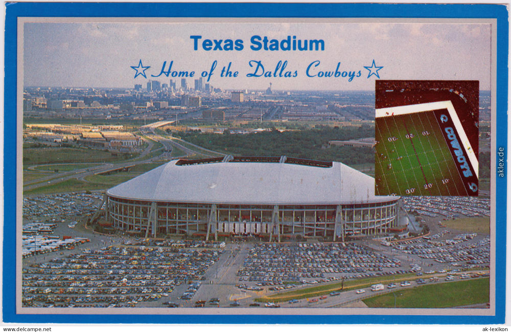 Dallas Texas Stadium Vintage Postcard Ansichtskarte 1982 - Autres & Non Classés