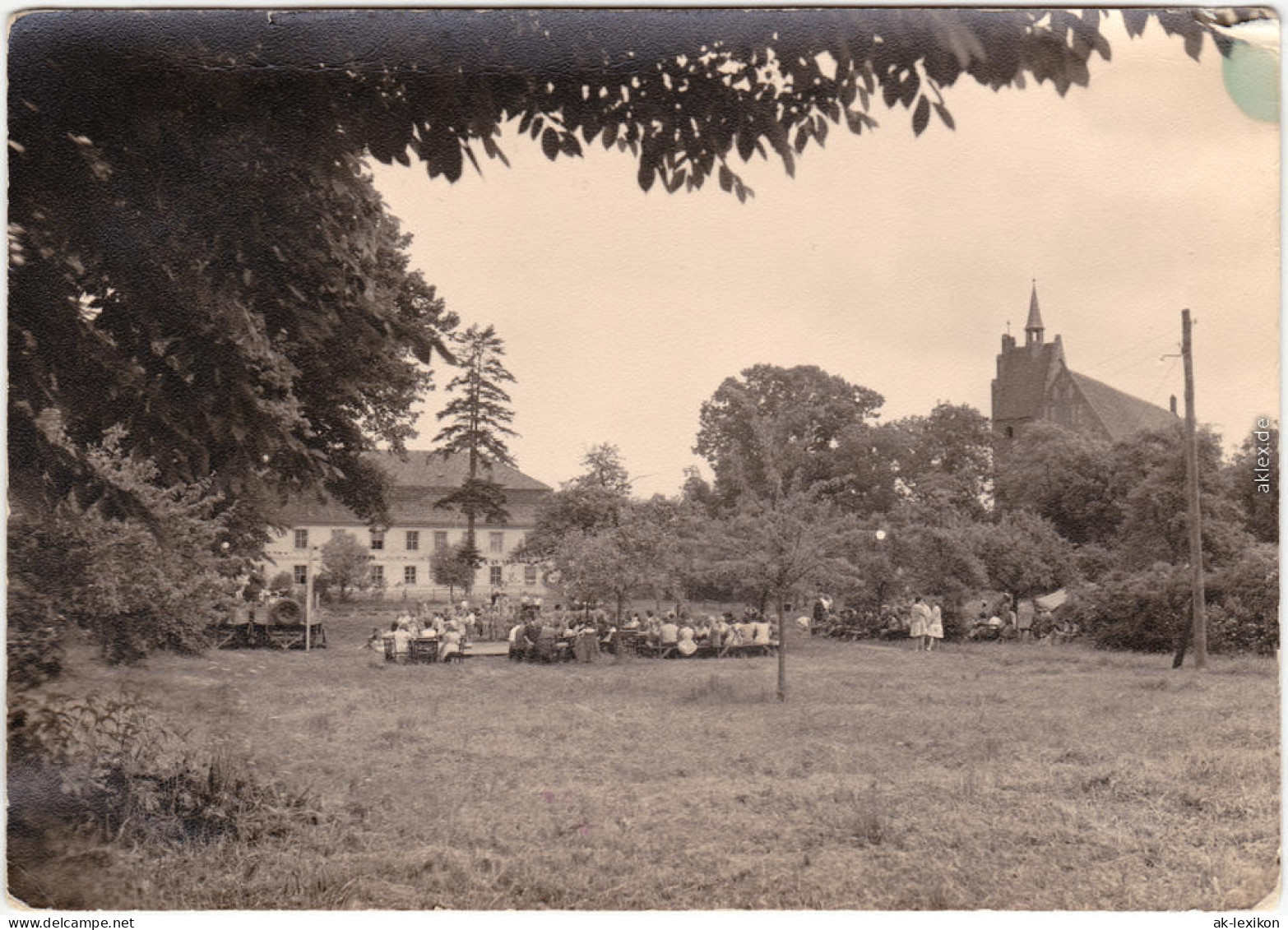 Fest Auf Wiese Sachsen Ansichtskarte Unbekannter Ort? 1968 - A Identifier