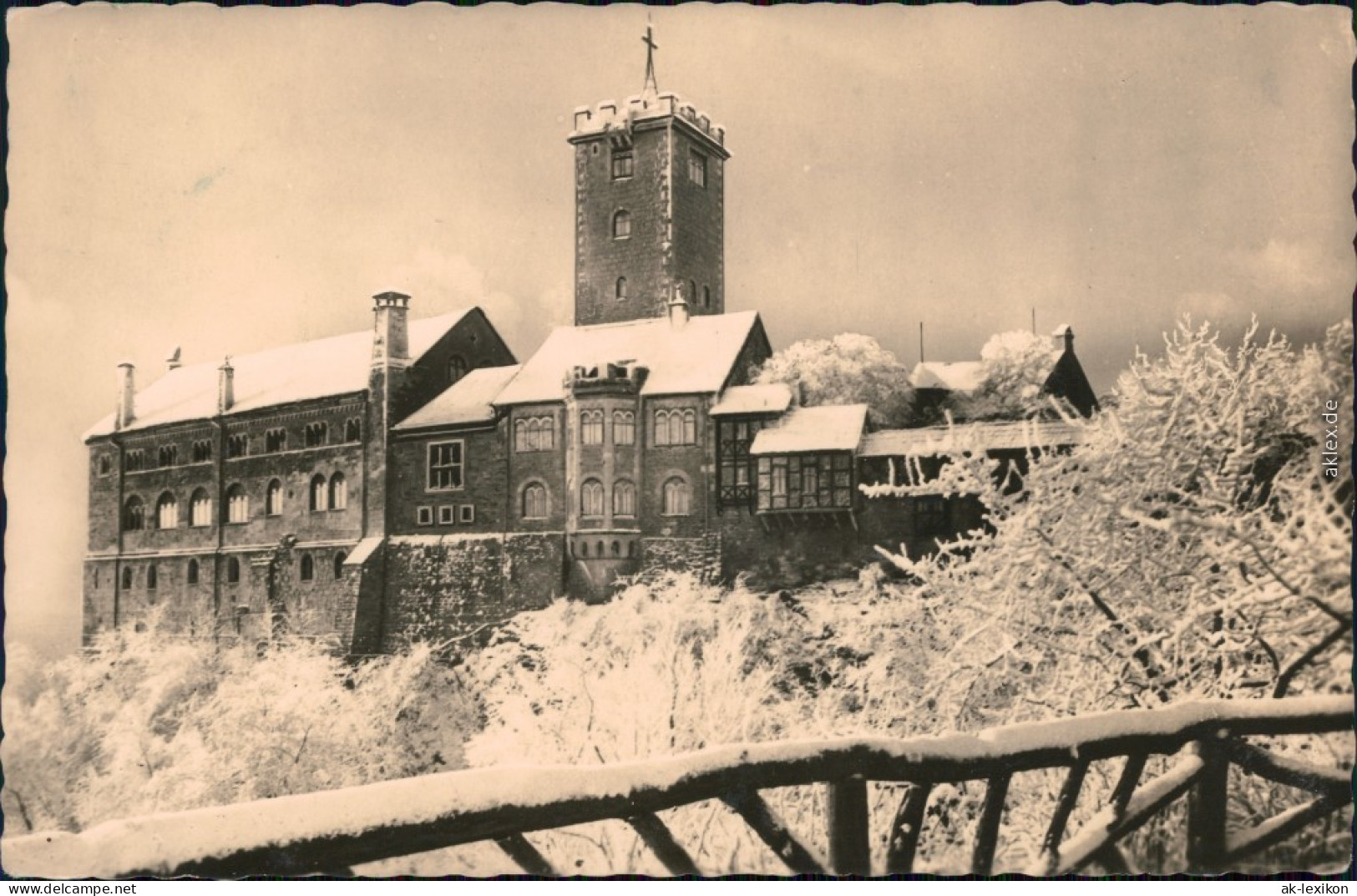 Ansichtskarte Ansichtskarte Eisenach Wartburg Im Wintergewand G1959 - Eisenach