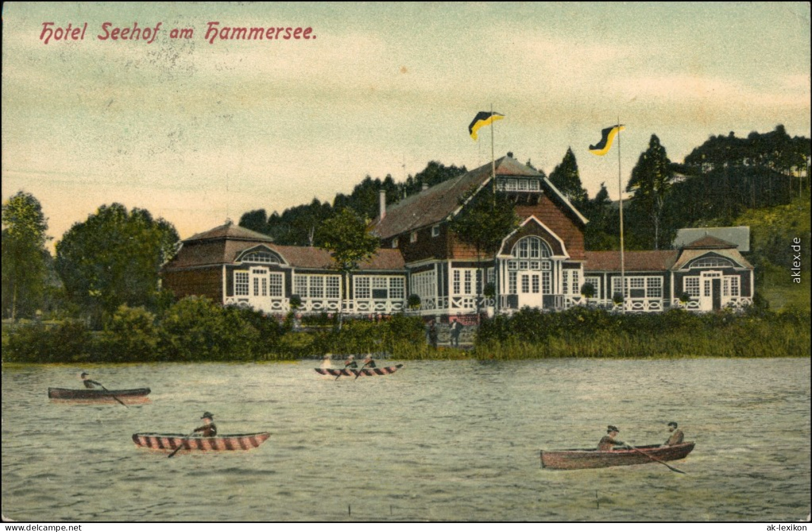 Hammer Am See Hamr Na Jezeře Hotel Seehof - Hammersee B Leipa Liberec 1903 - Tschechische Republik