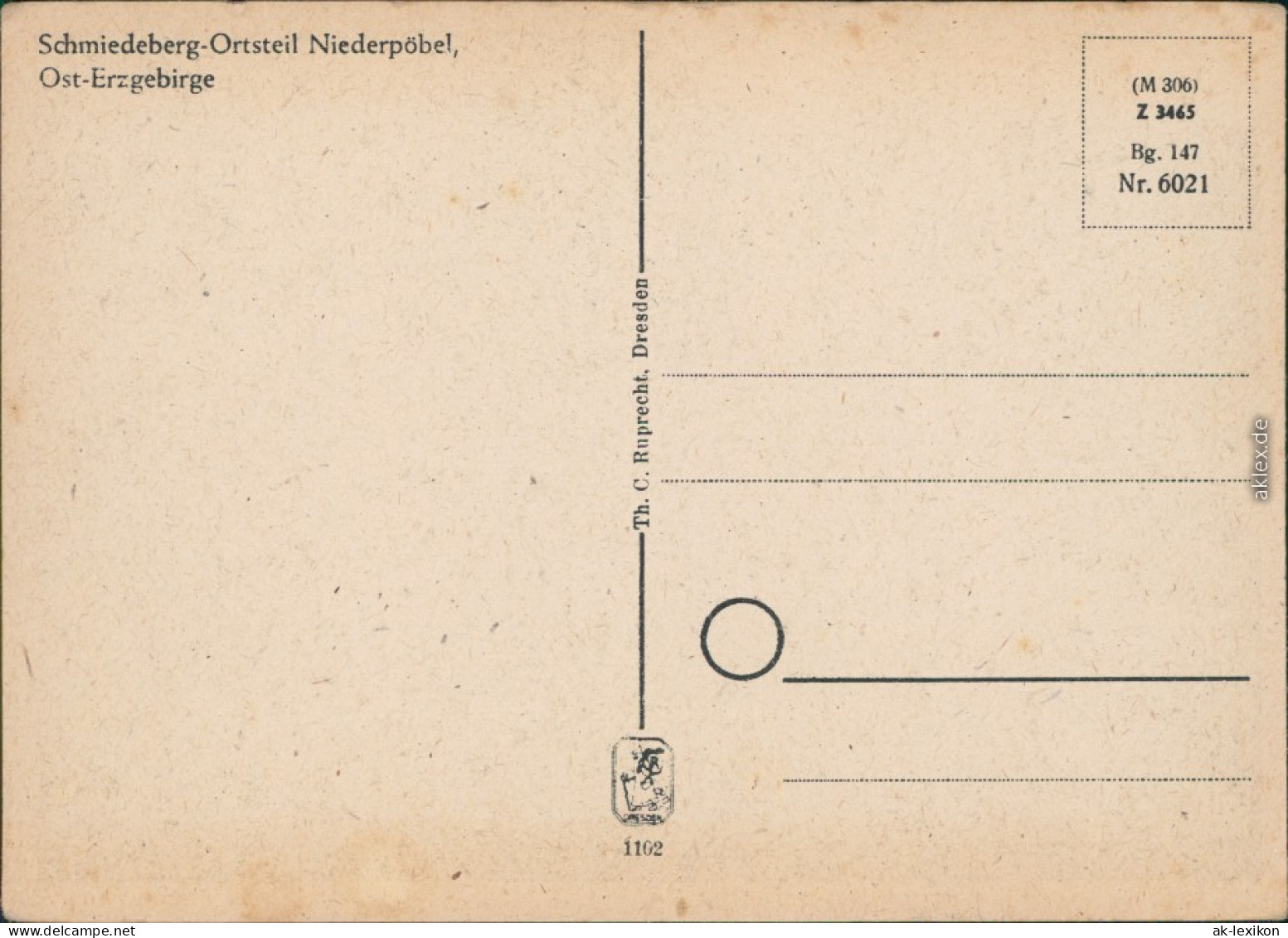 Niederpöbel-Dippoldiswalde Blick über Niederpöbel (Ost-Erzgebirge) 1932 - Dippoldiswalde