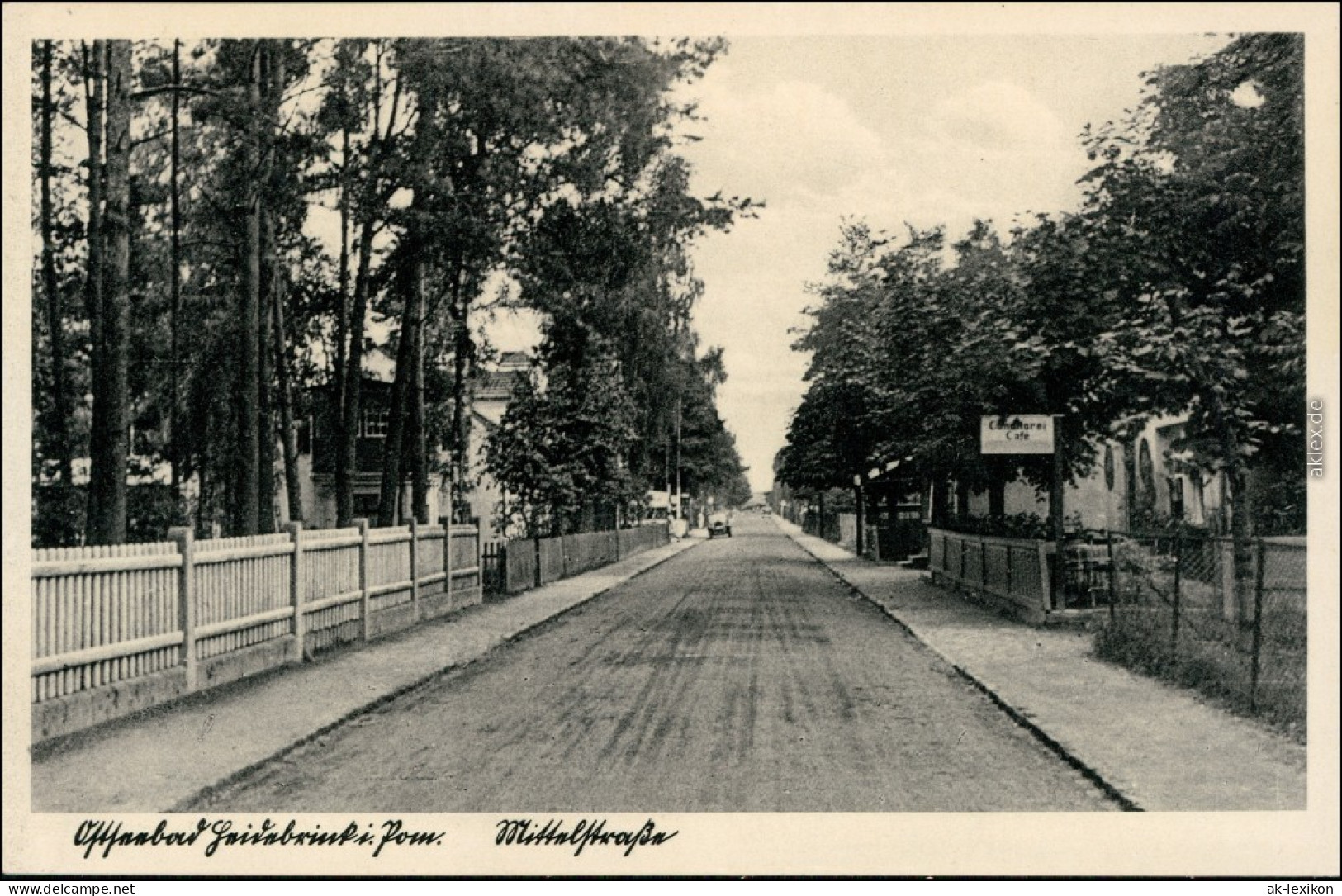 Heidebrink Międzywodzie Partie An Der Mittelstraße B Dievenow Cammin  1935 - Poland