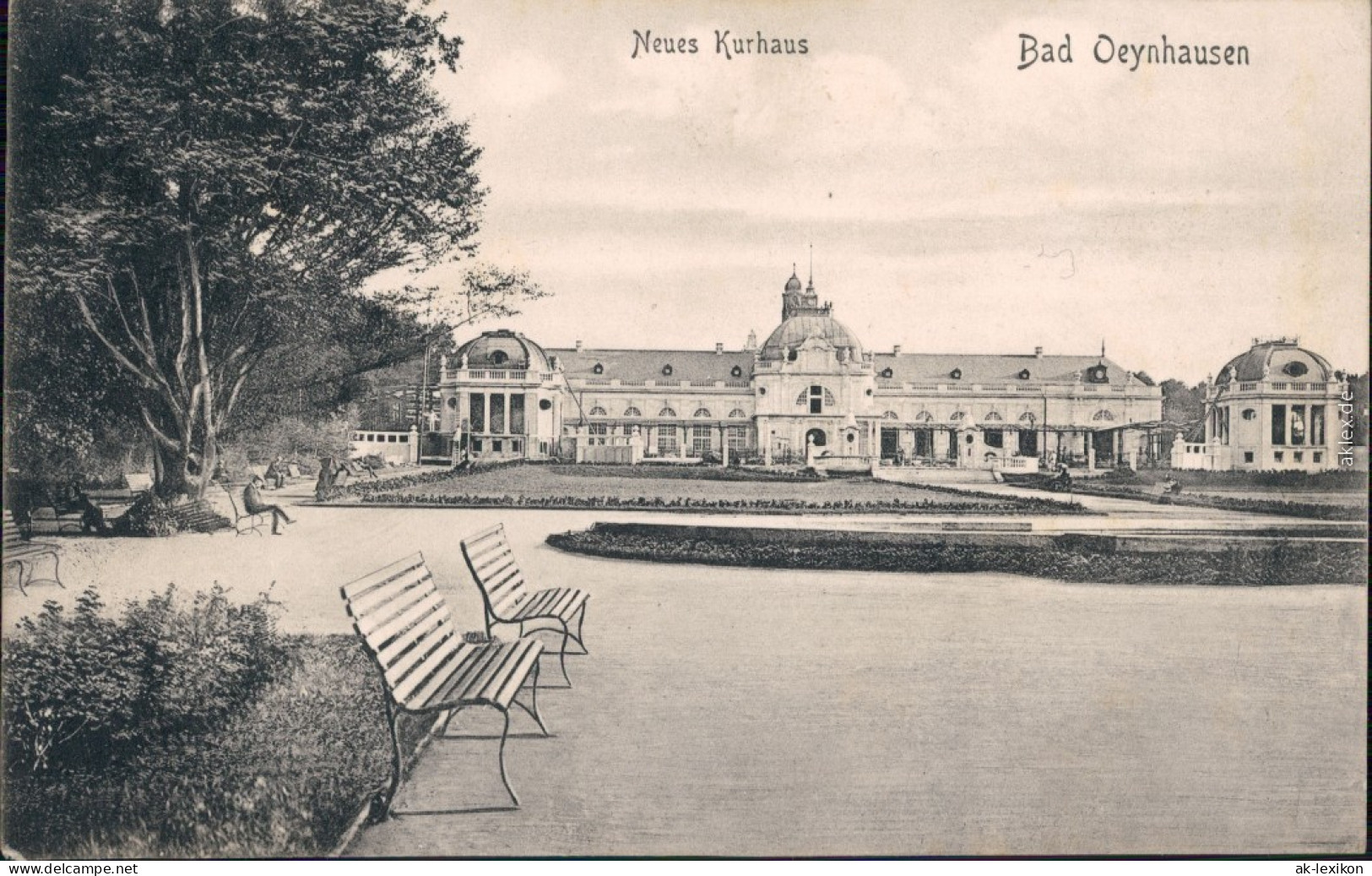 Ansichtskarte Bad Oeynhausen Kurhaus 1909 - Bad Oeynhausen