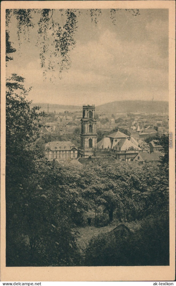 Ansichtskarte Saarbrücken Panorama-Ansicht 1922 - Saarbruecken