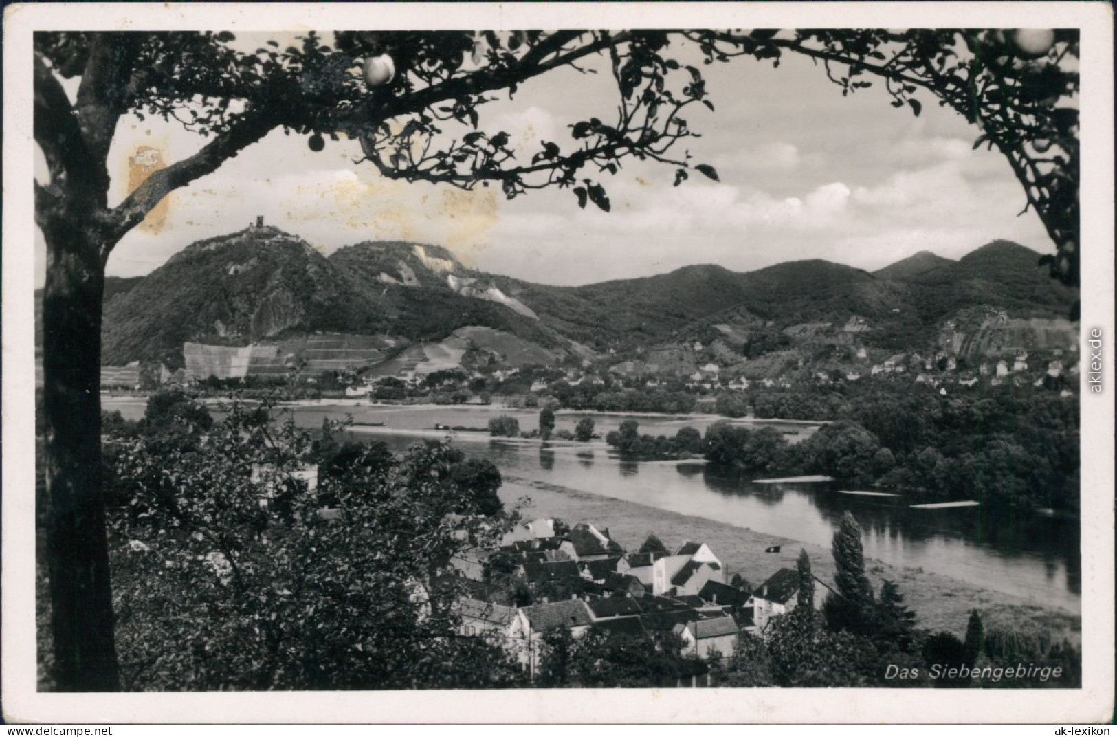 Ansichtskarte Königswinter Panorama-Ansicht Mit Siebengebirge 1939 - Koenigswinter