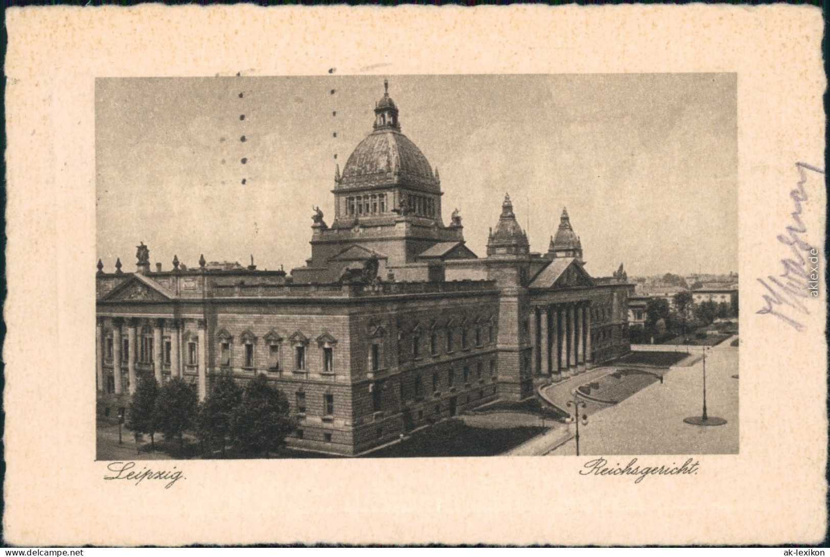 Ansichtskarte Leipzig Reichsgerichtsgebäude / Bundesverwaltungsgericht 1927 - Leipzig