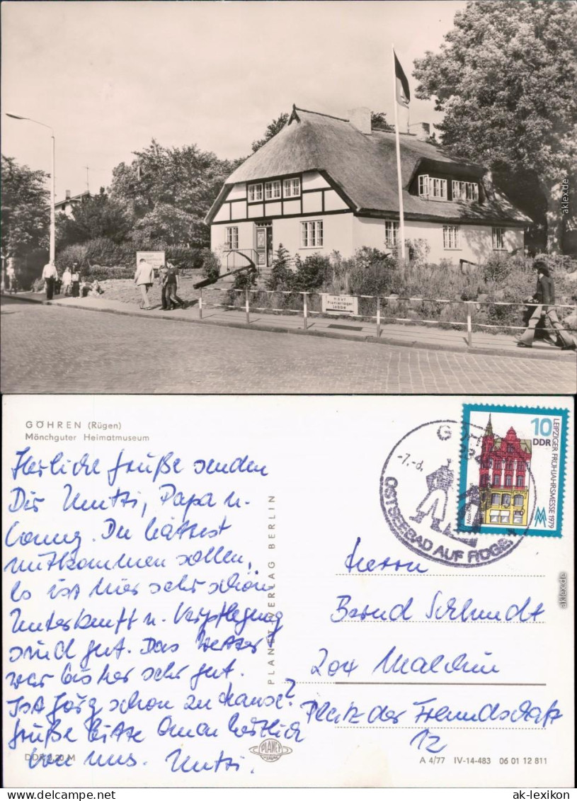 Göhren (Rügen) Blick Auf Das Mönchguter Heimatmuseum 1977 - Goehren